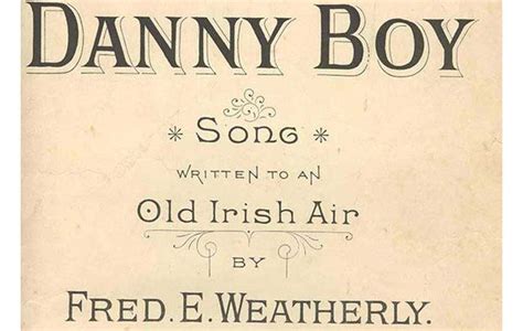 Oh Danny Boy: The Interesting Lyrics and History of Ireland's Most Beloved Song - ConnollyCove