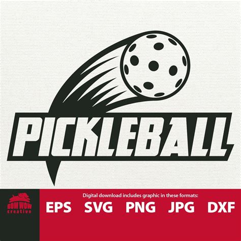 Pickleball Svg Pickleball Logo Pickleball Clip Art Pickle Ball | Etsy ...