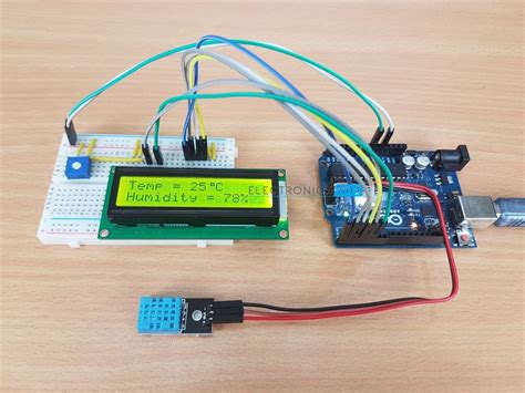 DHT11 Humidity Sensor on Arduino | Cool arduino projects, Arduino projects, Simple arduino projects