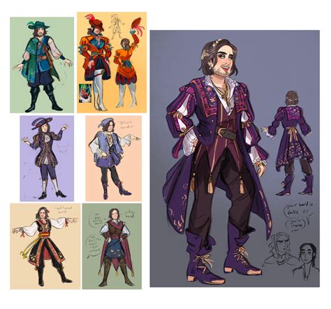 Jaskier outfits by michelledixart on DeviantArt