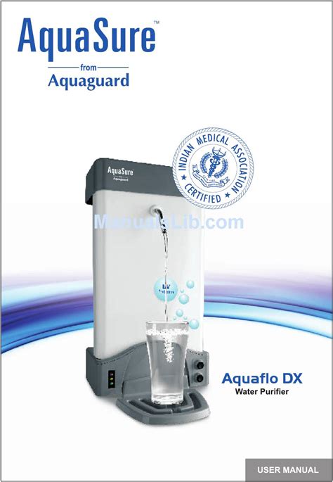 AQUAGUARD AQUASURE AQUAFLO DX USER MANUAL Pdf Download | ManualsLib