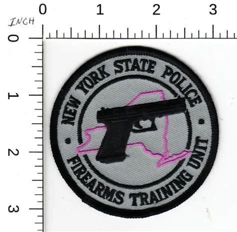 NEW YORK STATE Police * Firearms Training Unit Collectible Embroidered ...