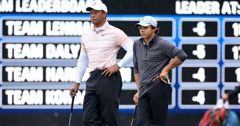 Tiger Woods, Son Charlie Start Strong with Opening-Round 64 at 2023 PNC ...