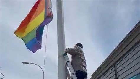 LGBTQ+ pride flag raised in Hamtramck in defiance of new resolution