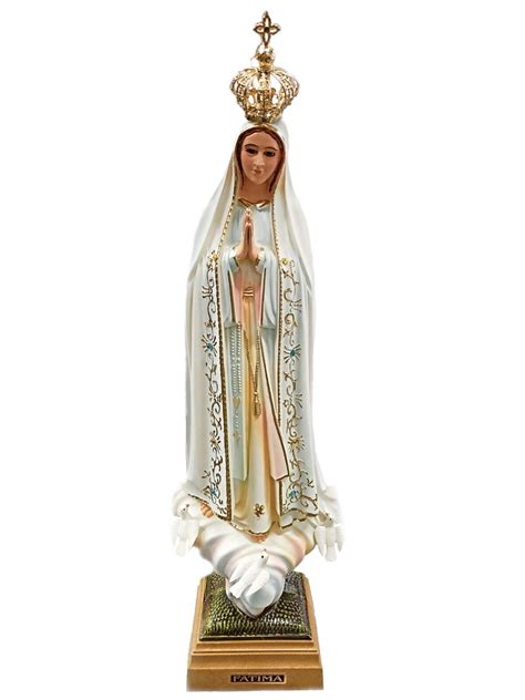 13.7 inch Our Lady of Fatima Statue Original Portugal-Blessed by Pope ...