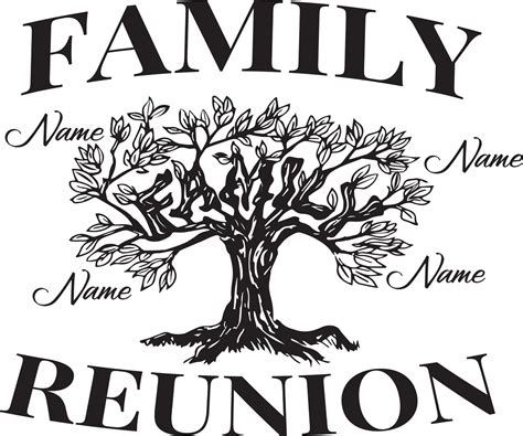 Template For Family Reunion