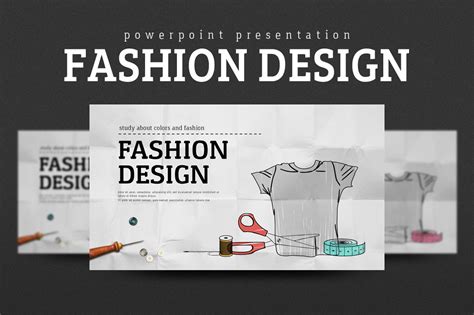 Fashion design PowerPoint template #102747 - TemplateMonster