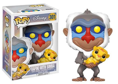 Funko Disney The Lion King Funko POP Disney Rafiki with Baby Simba Vinyl Figure 301 - ToyWiz