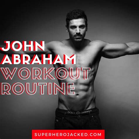 John Abraham Workout Routine and Diet: Train like The Bollywood Star