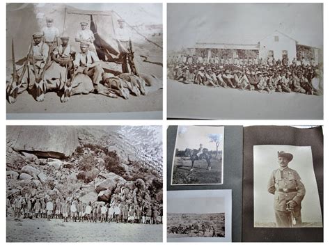 SOUTH AFRICA MILITARY HISTORY ORIGINAL PHOTOGRAPH ALBUM 1911 Zur Erinnerung an meine Dienstzeit ...