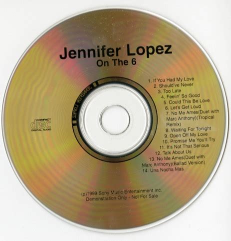 Jennifer Lopez - On The 6 (1999, CD) | Discogs