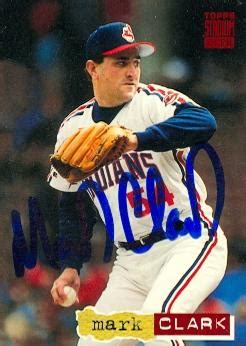 Mark Clark autographed Baseball Card (Cleveland Indians) 1994 TSC #207