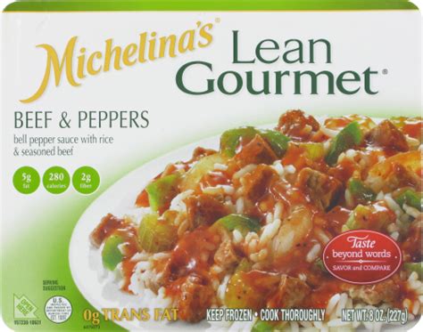 Michelina's Lean Gourmet Beef & Peppers, 8 Oz - Ralphs