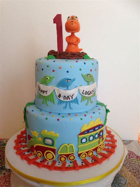 Dinosaur Train cake | Train birthday cake, Dinosaur train cakes ...