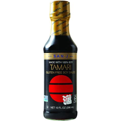 San-J Gluten Free Tamari Soy Sauce, 10 Ounce -- 6 per case. - Walmart.com - Walmart.com