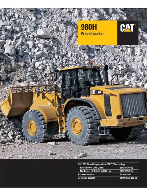 CAT 980H Wheel Loader | PDF