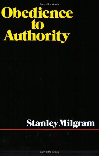 Obedience to Authority: Milgram, Stanley: 9780061319839: Amazon.com: Books