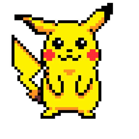 Pikachu pixel art by jmhj816 on Newgrounds
