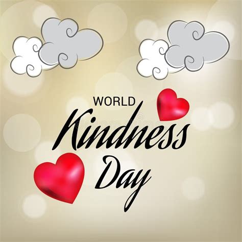 World Kindness Day. stock illustration. Illustration of background ...