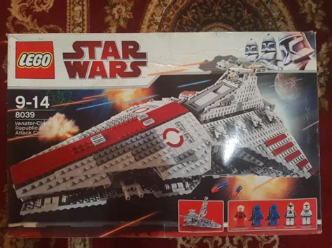 LEGO STAR WARS: Venator-Class Republic Attack Cruiser (8039) - Partially Built $480.00 - PicClick AU