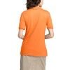 Lands' End School Uniform Women's Short Sleeve Interlock Polo Shirt - X Large - Orange Spice ...