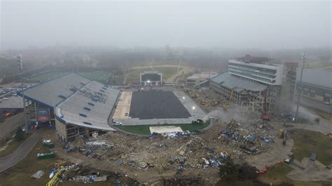 Demolition on KU’s football stadium advancing as lead-up to $448 million renovation | News ...