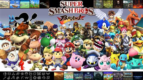 Super Smash Bros Brawl Wall V2 by Marcos-Inu on DeviantArt