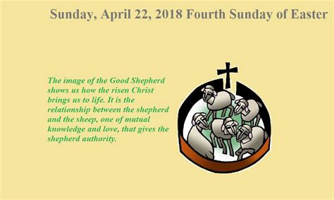 Bulletin for April 22, 2018 Fourth Sunday of Easter - Bethesda Lutheran ...