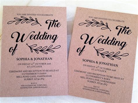 Wedding Invitations