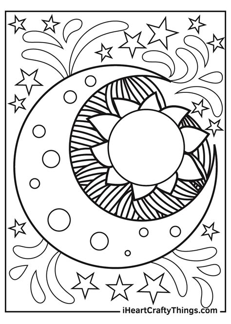 Sun And Moon Coloring Pages (Updated 2021)