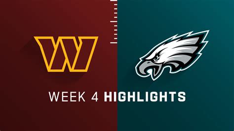 Washington Commanders vs. Philadelphia Eagles highlights | Week 4