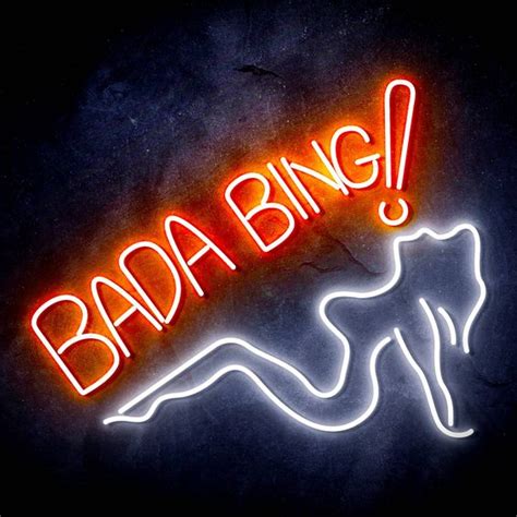 Bada Bing Neon Sign - Illuminate Your Bar with the Perfect Lighting – NeonTitle