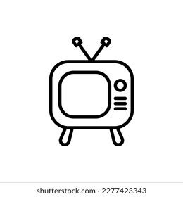 Tv Icon Trendy Flat Style Isolated Stock Vector (Royalty Free ...