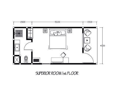 Hotel Room Floor Plan With Dimensions | Review Home Co