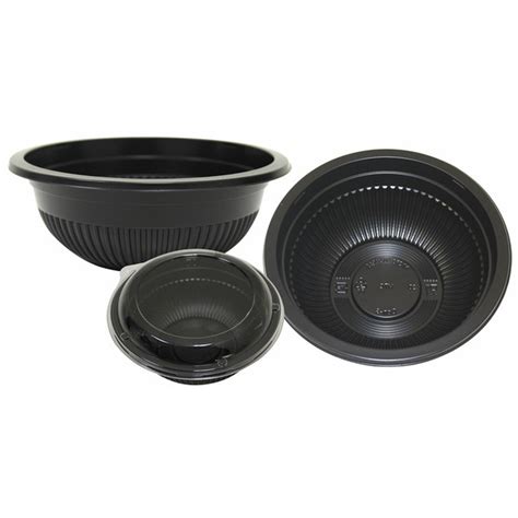 Tetsujin Plastic Donburi Bowls With Clear Lid - Black (1 each) Delivery or Pickup Near Me ...