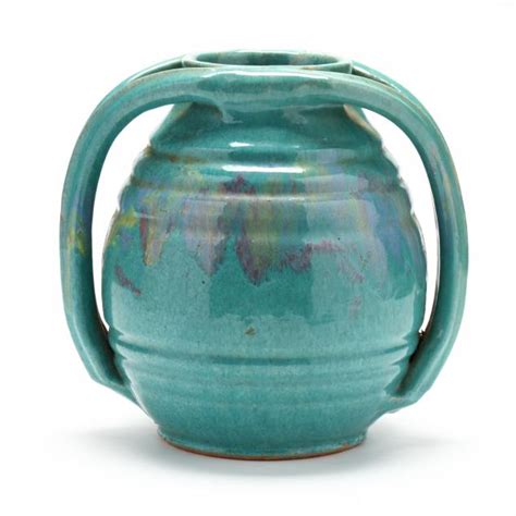 Apothecary Jar, A.R. Cole Rainbow Pottery (1926-1941 Sanford, NC) (Lot ...