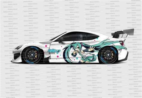 Hatsune Miku, Car Livery, Cast Vinyl Wrap, Universal Size, Car Wrap ...