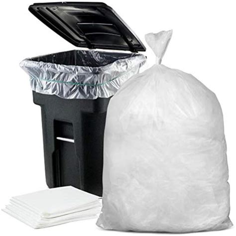 Plasticplace 95-96 gallon Garbage Can Liners Heavy Duty Trash Bags, 1.5 ...