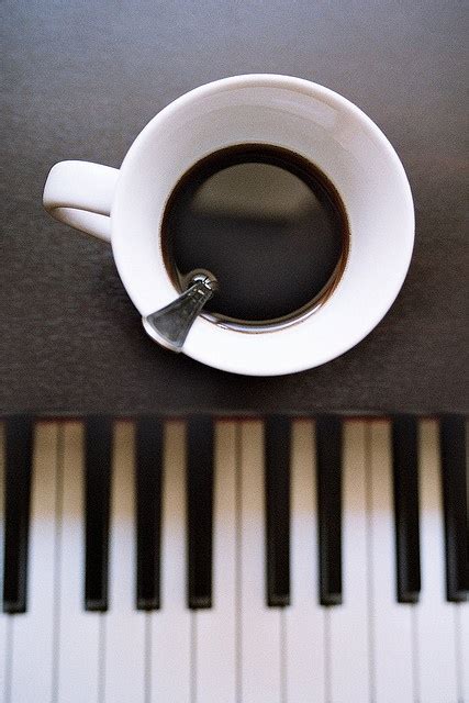 coffee & piano by *FRAnCeScA*, via Flickr | Decoration photo, Boisson, Musique