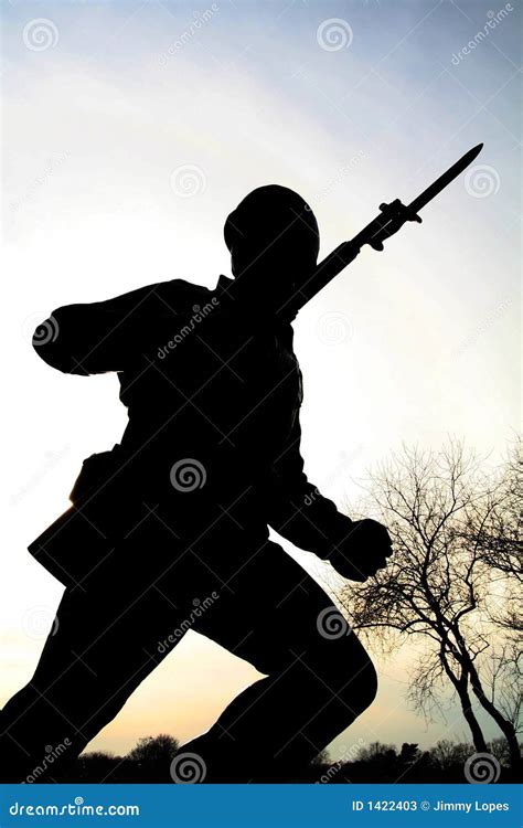 Army Man Silhouette Stock Photos - Image: 1422403