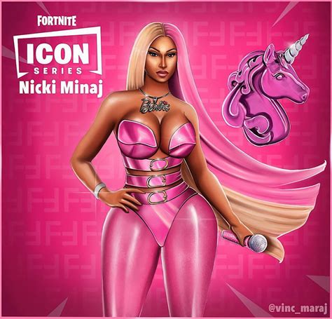 Vincenzo Martorana® Artist on Instagram: “NICKI MINAJ FORTNITE ICON ...