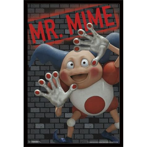 Detective Pikachu - Mr. Mime Poster - Walmart.com - Walmart.com