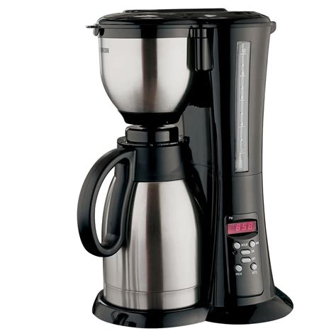 The Stainless Steel Thermal Carafe Coffee Maker - Hammacher Schlemmer