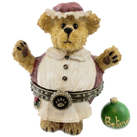 Boyds Bears Resin Chrissy Plump N Waddle Treasure Box | Boyds bears, Treasure boxes, Bear