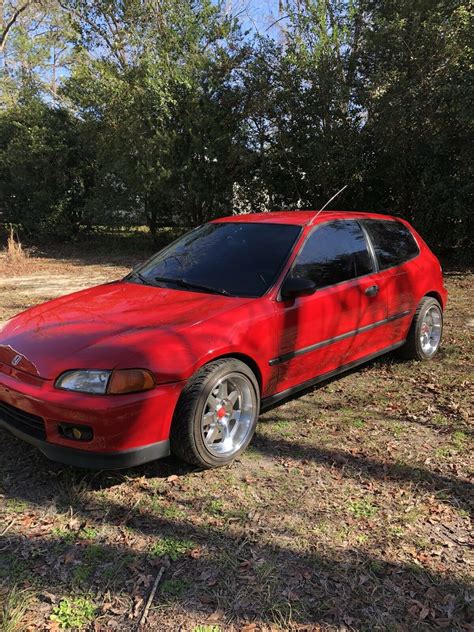 1993 Honda Civic Hatchback Red FWD Automatic DX for sale - Honda Civic 1993 for sale in Lake ...