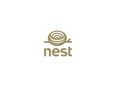 Nest | Nest logo, Logo design inspiration, Premade logo design