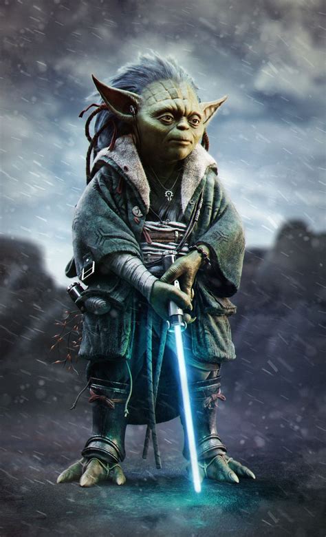 Young Yoda, Vincent Chambin on ArtStation at https://www.artstation.com/artwork/zoeEm Star Wars ...