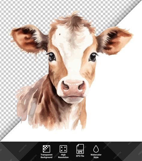 Premium Vector | Vector cute cow