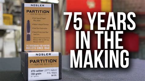 Is the Partition Obsolete? | Bull, Bullets, and Ballistics with NOSLER! - YouTube