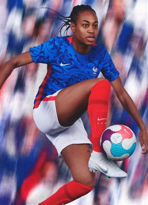 New France Women Euro 2022 Jersey | French Women’s Nike Blue Home White ...